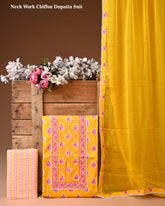 Cotton Suit with Gota Patti Work & Chiffon Dupatta – Ethnic Wear for Women